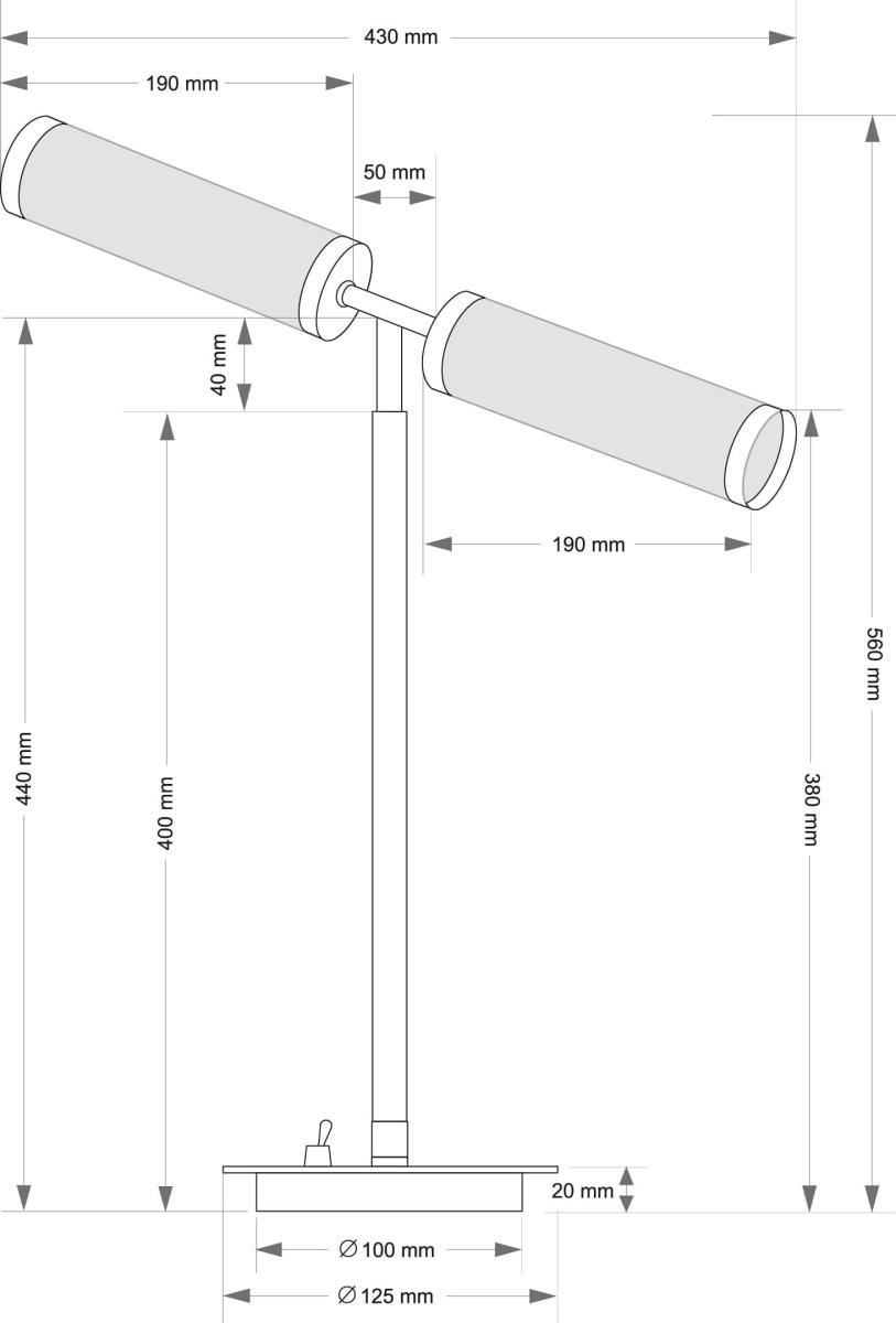 Настольный светильник KUTEK SALETTO SAL-LG-2(Z)