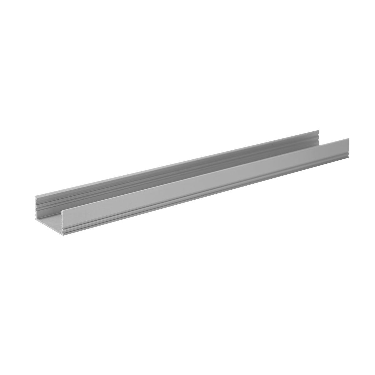 Профиль алюминиевый накладной ELF для LED, 2000х12х25мм ELF-ПН1225
