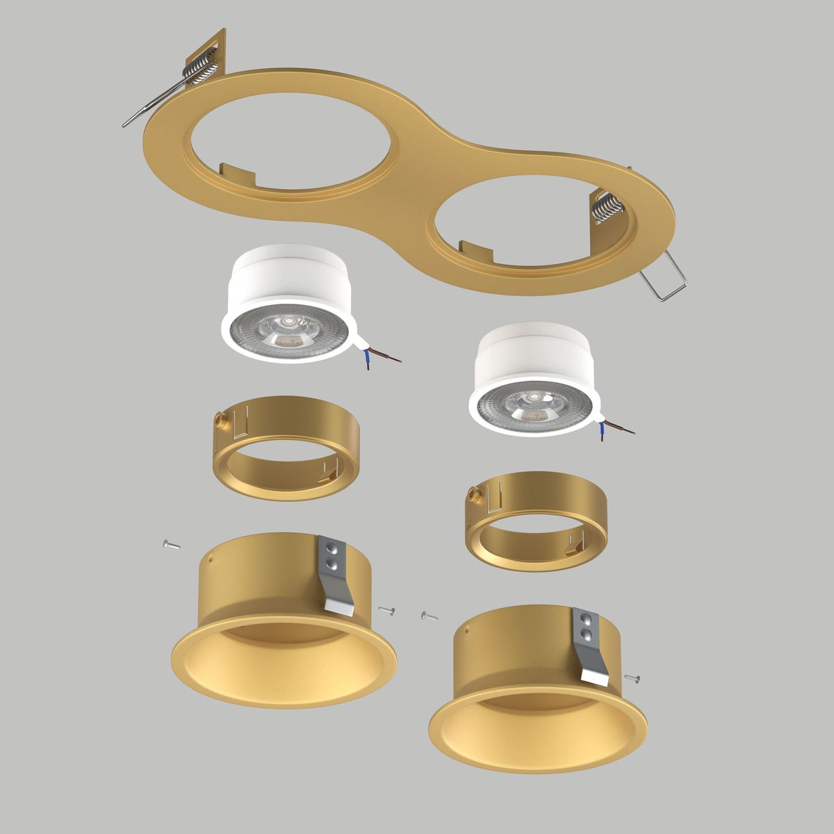 Комплект со светильником Lightstar Domino Round (214623+214603+214603+214003+214003) D6230303GMOD