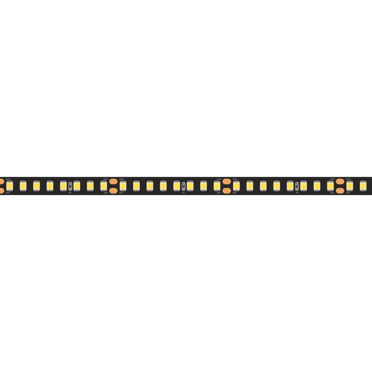 Светодиодная лента Arlight 12W/m 160Led/m 2835SMD теплый белый 5M RT-A160-BLACK-8mm 24V Warm3000 029426(2)