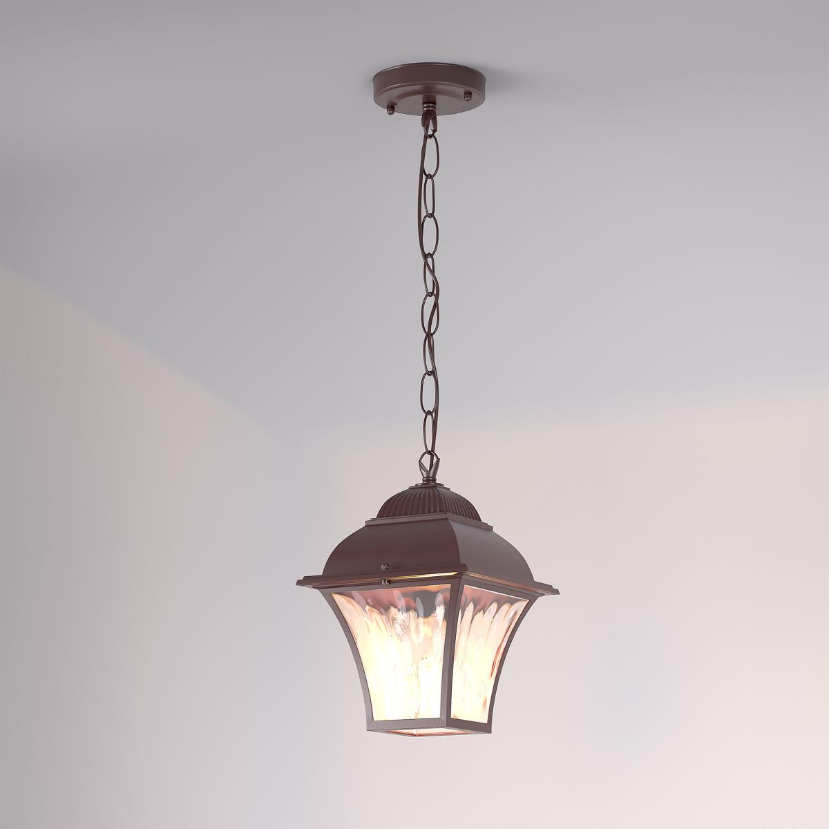 Уличный подвесной cветильник Elektrostandard Apus H шоколад GL 1009H a043114