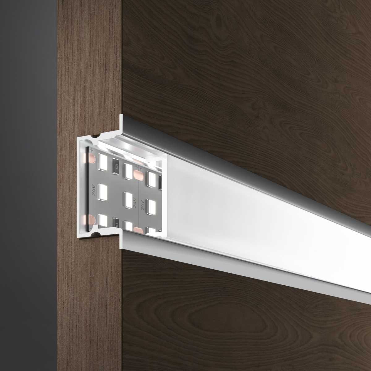 Профиль встраиваемый алюминиевый для LED ленты Elektrostandard LL-2-ALP019 a062732