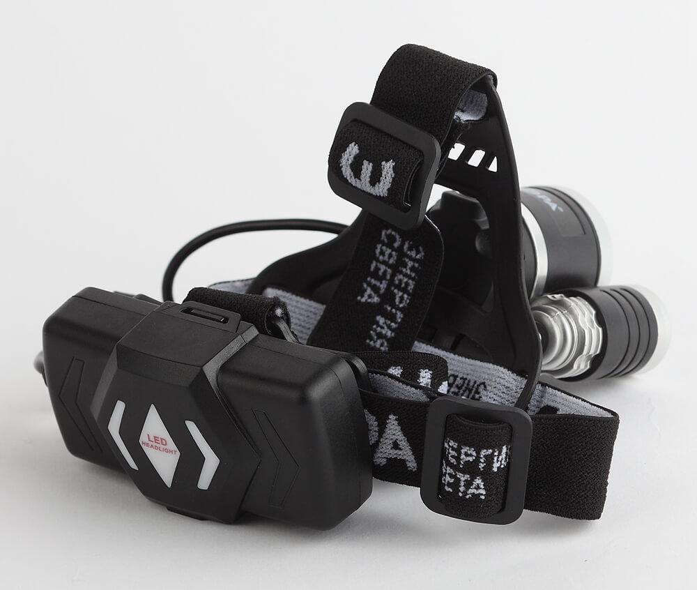 Налобный светодиодный фонарь ЭРА аккумуляторный GA-809 Б0039627