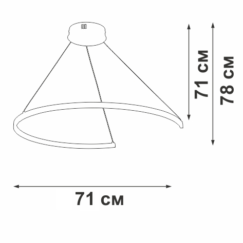 Люстра Vitaluce V2510DT-0/1S