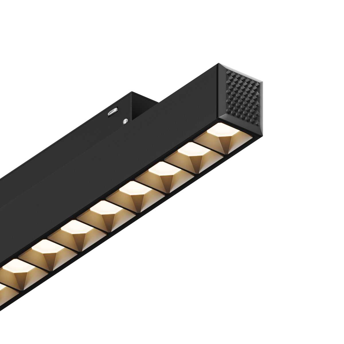 Трековый линейный светильник направленного света Hesby Lighting ElDeko 220мм-3000К, 12Вт, черный HSBL_0146