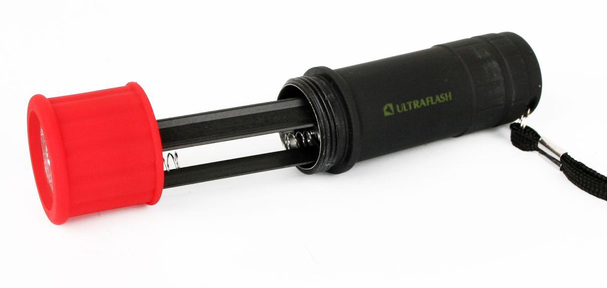 Ручной светодиодный фонарь Ultraflash Active от батареек 98х30 35 лм LED15001-A 10479