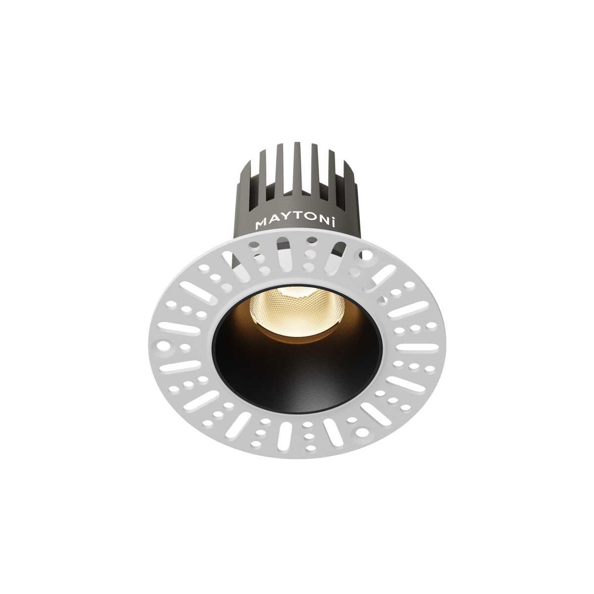 Встраиваемый светильник Maytoni Technical DL124-10W-3K-TRS-B
