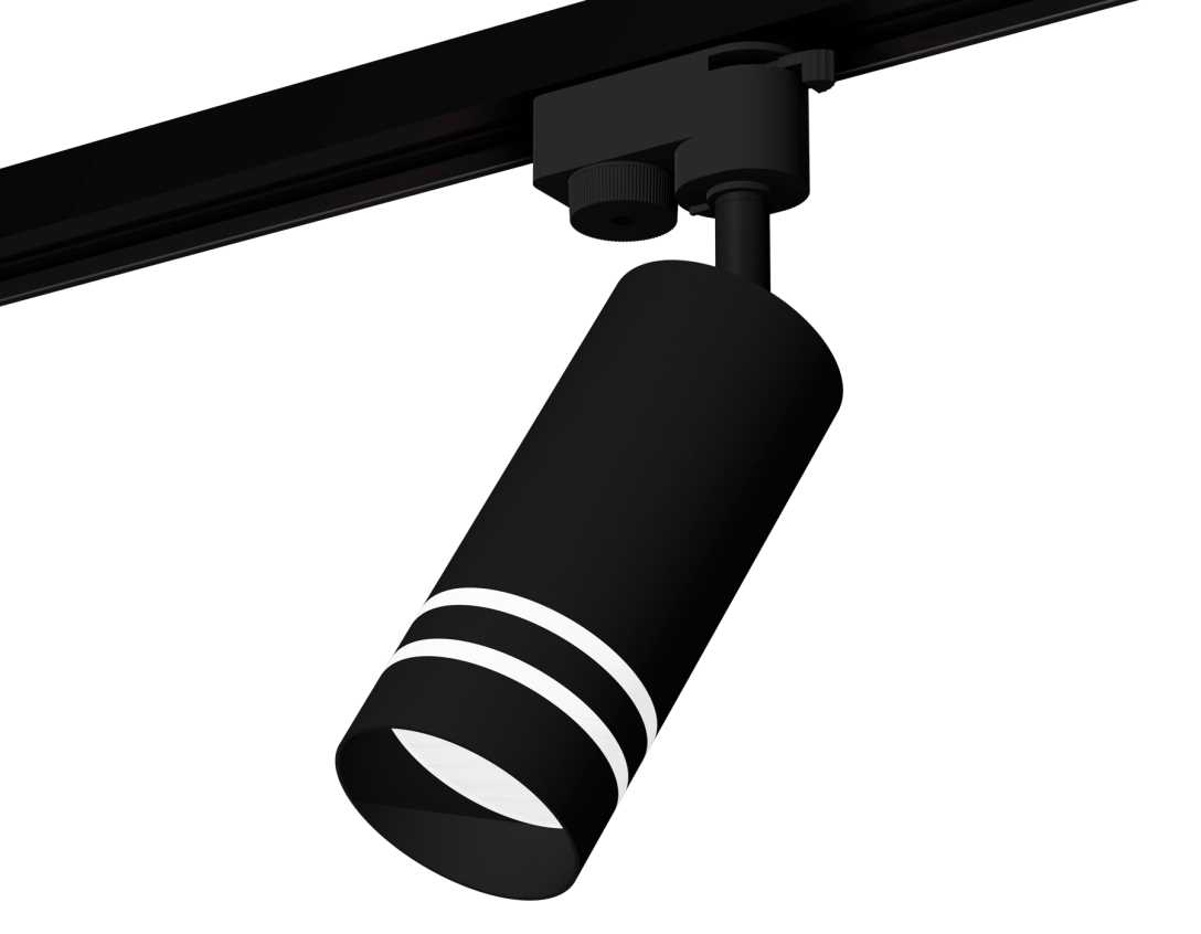 Комплект трекового светильника Ambrella light Track System XT6323121 SBK/FR черный песок/белый матовый (A2521, C6323, N6236)