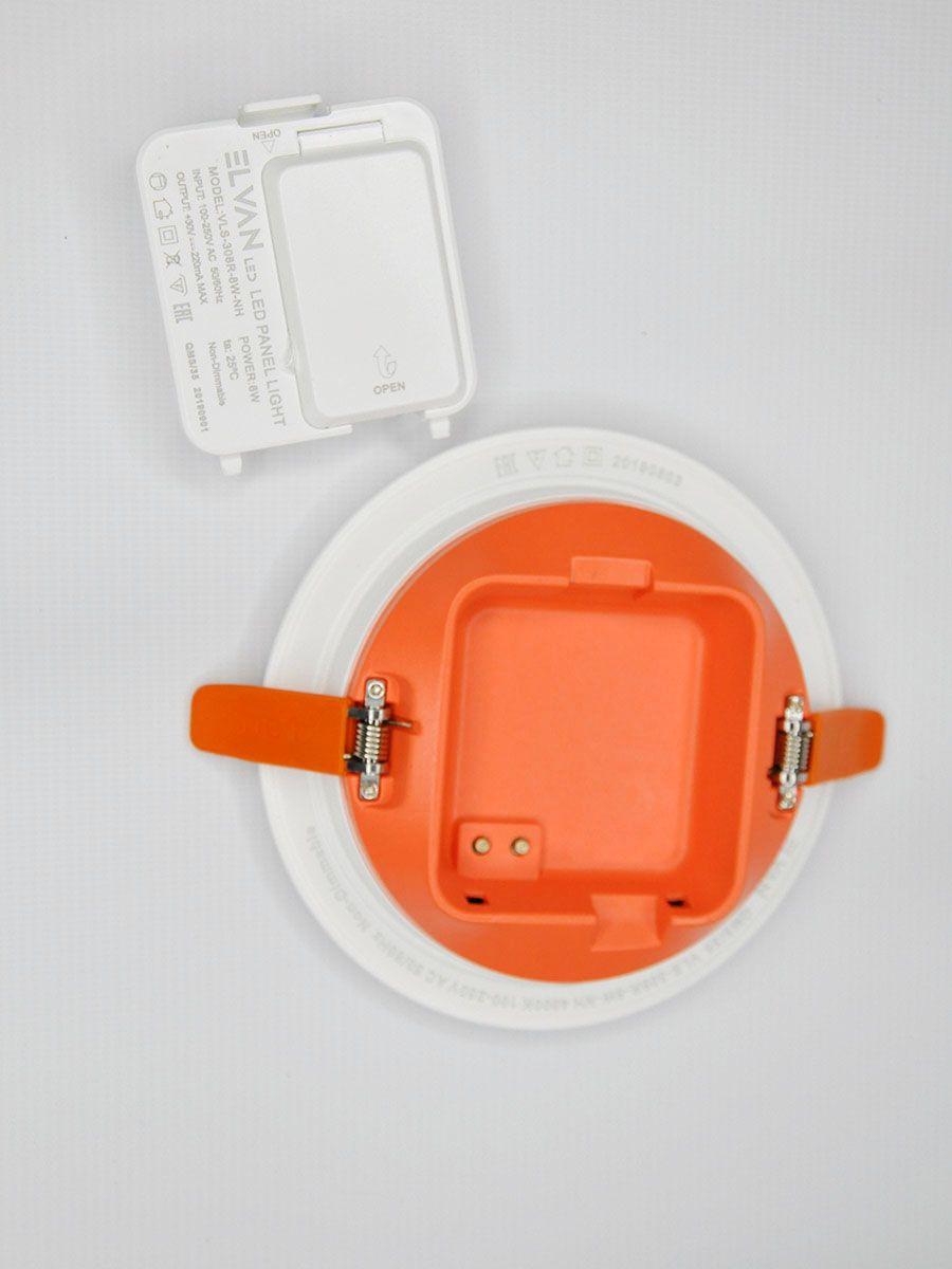 Встраиваемый светодиодный светильник Elvan VLS-308R-8W-NH-Wh