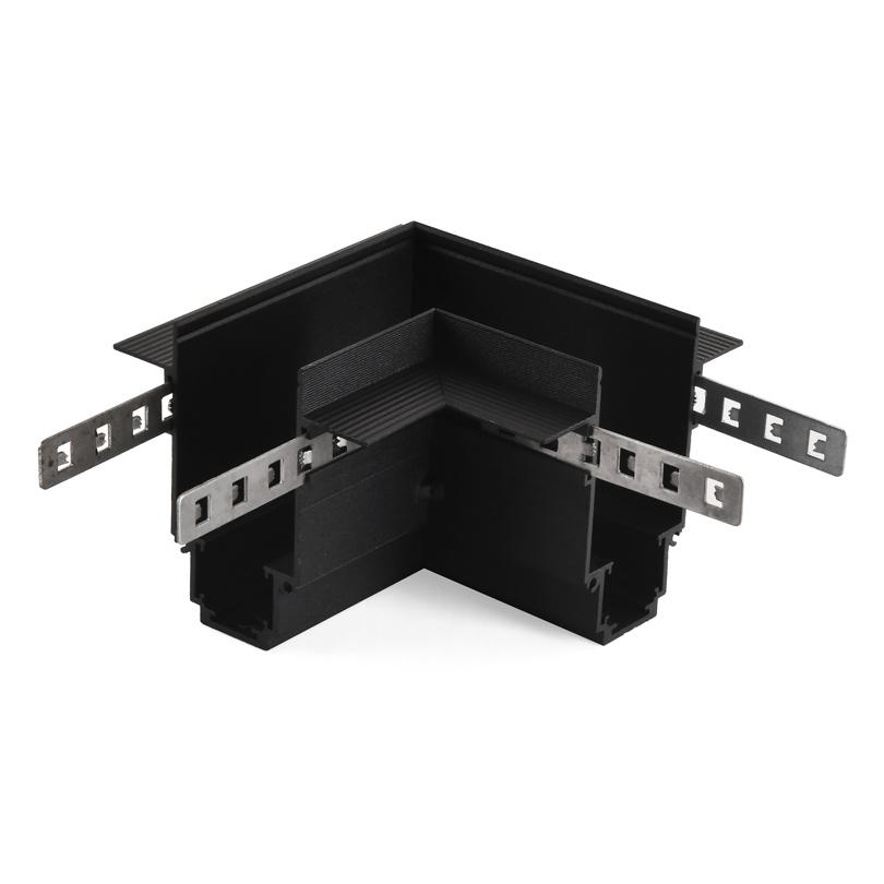 Угловой соединитель внутренний для магнитного шинопровода WOLTA WML-RMC/02B