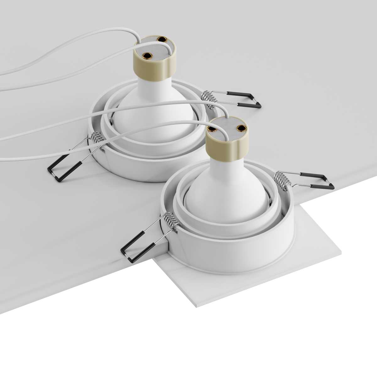Встраиваемый светильник Hesby Lighting Hesby Eclipse IP20,15Вт, GU10, белый HSBL_0111