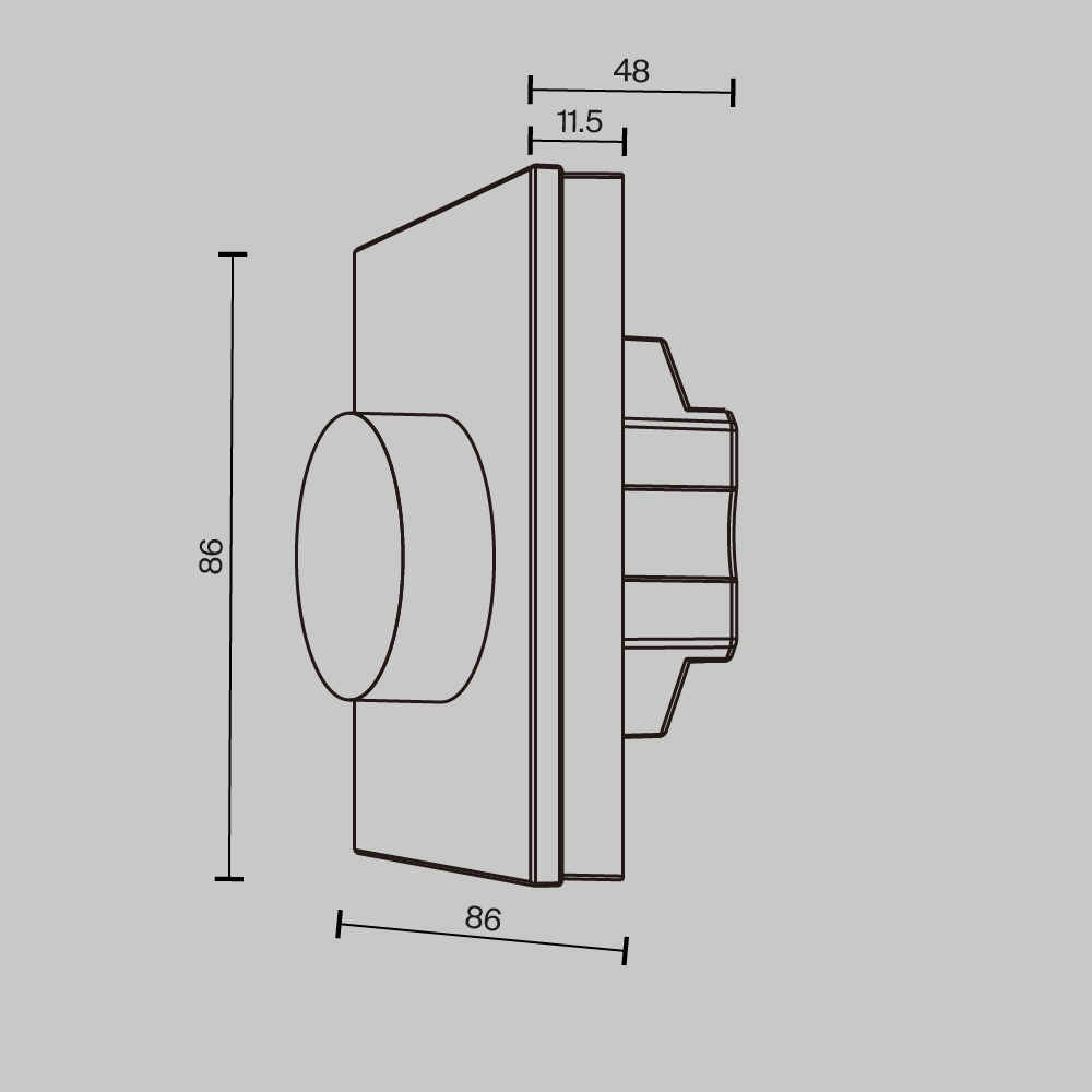 Панель управления Maytoni Lighting control 731004