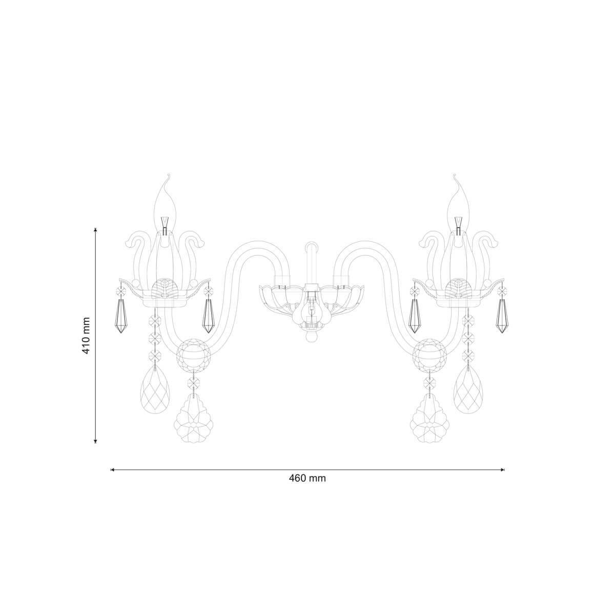 Бра Lucia Tucci Ashanti W1250.2 Clear