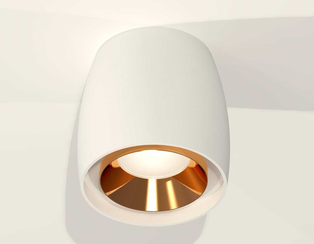 Комплект накладного светильника Ambrella light Techno Spot XS1141004 SWH/PYG белый песок/золото желтое полированное (C1141, N7034)