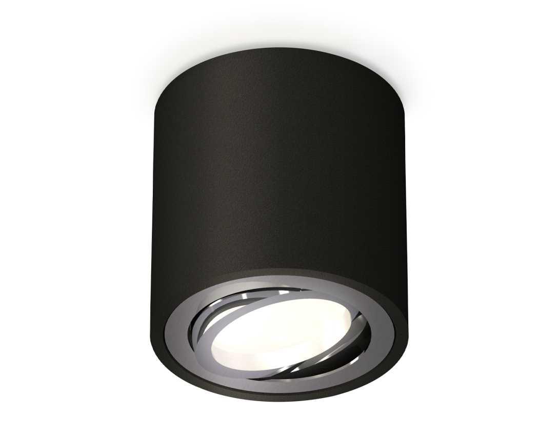Комплект накладного светильника Ambrella light Techno Spot XS7532003 SBK/PSL черный песок/серебро полированное (C7532, N7003)