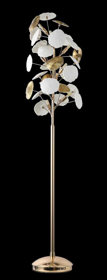 Торшер Alfa Light F2924-12 ?390*1640 E14*9 GD