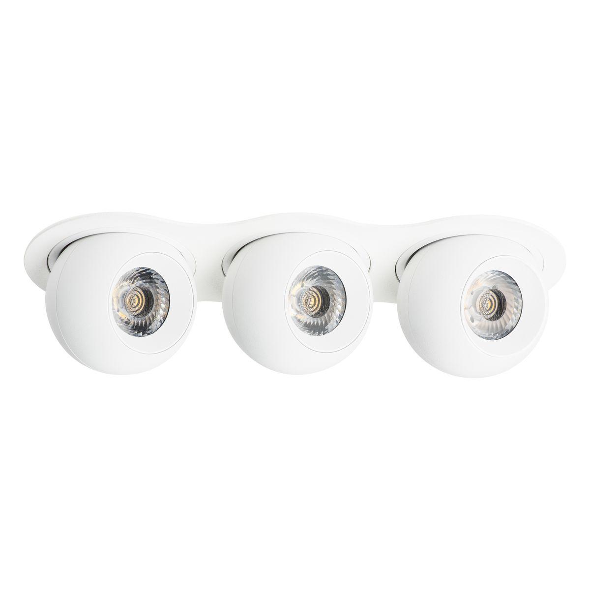 Комплект из светильника и рамки Lightstar Intero Ball (217636+217062+217062+217062) i636626262