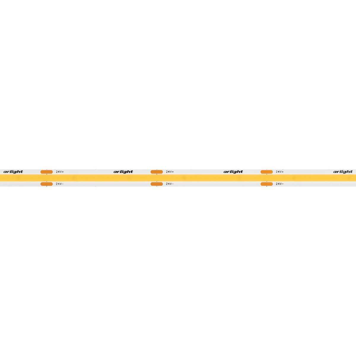 Светодиодная лента Arlight 8W/m 480LED/m CSP дневной белый 5M COB-X480-8mm 24V Day4000 039058