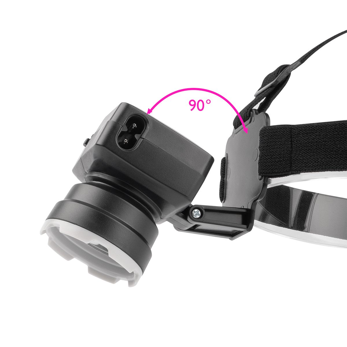 Налобный светодиодный фонарь ФАZA аккумуляторный 70 лм 72х66 AccuFH7-L1W-bk