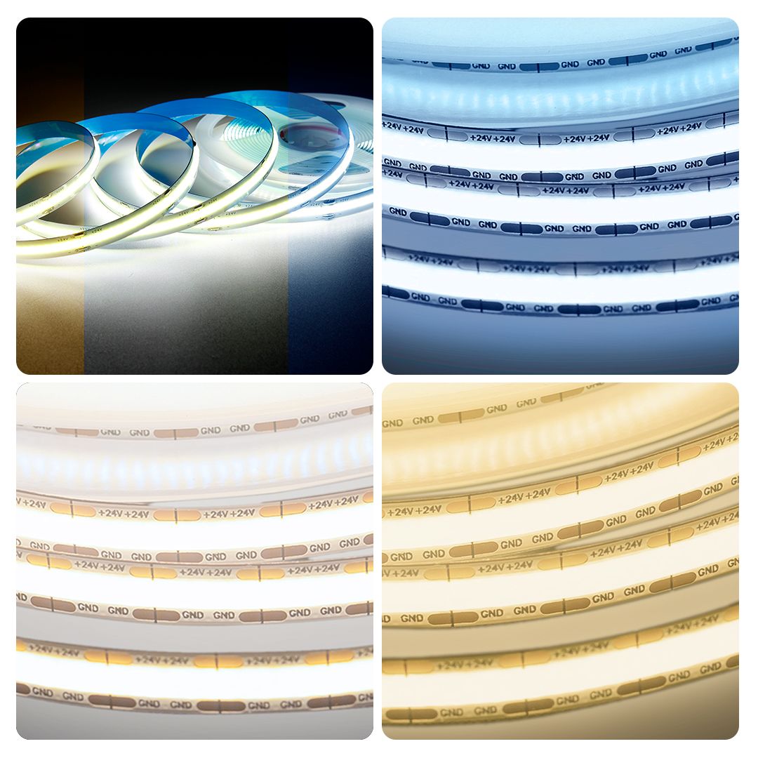 Светодиодная лента Apeyron 11W/m 504LED/m COB теплый/холодный белый 2M 219ОО