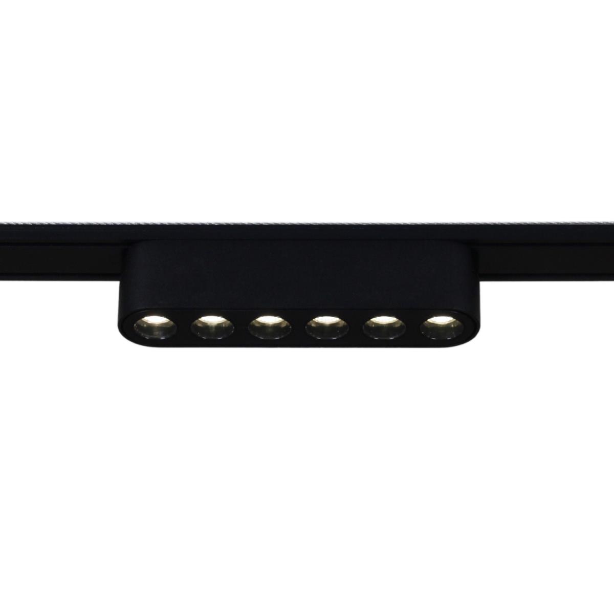Трековый светодиодный светильник Reluce 13002-9.3-001UR magnetic LED6W BK
