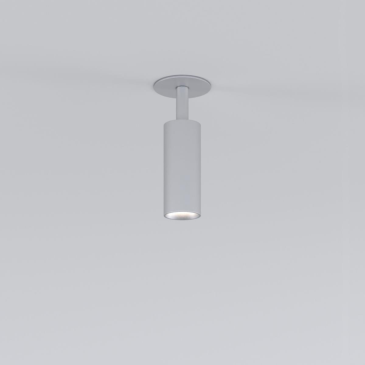 Встраиваемый светодиодный спот Elektrostandard Diffe 25039/Led серебряный a058219