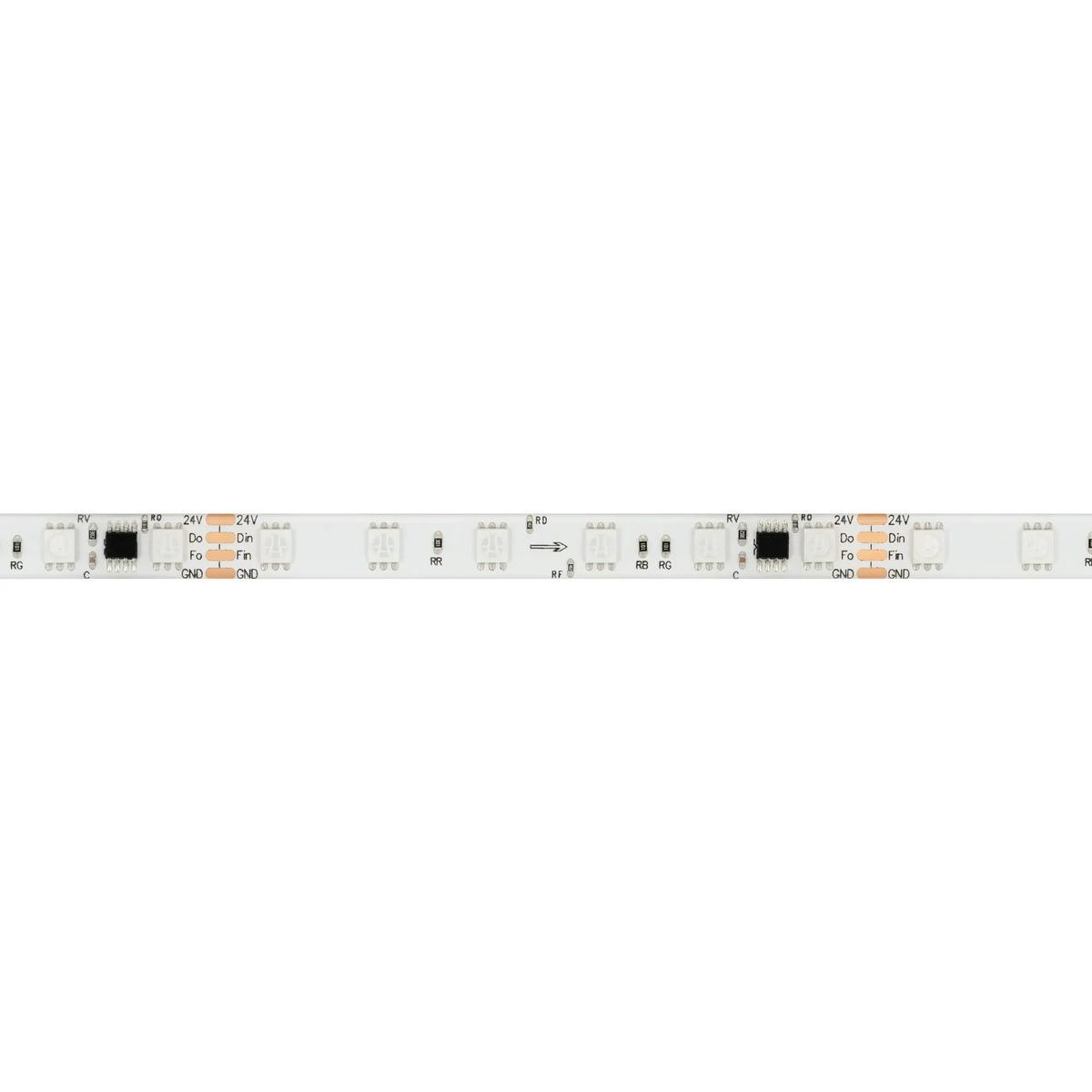 Светодиодная лента Arlight 12W/m 60LED/m 5060SMD разноцветный 5М SPI-SE-B60-10mm 24V 039601