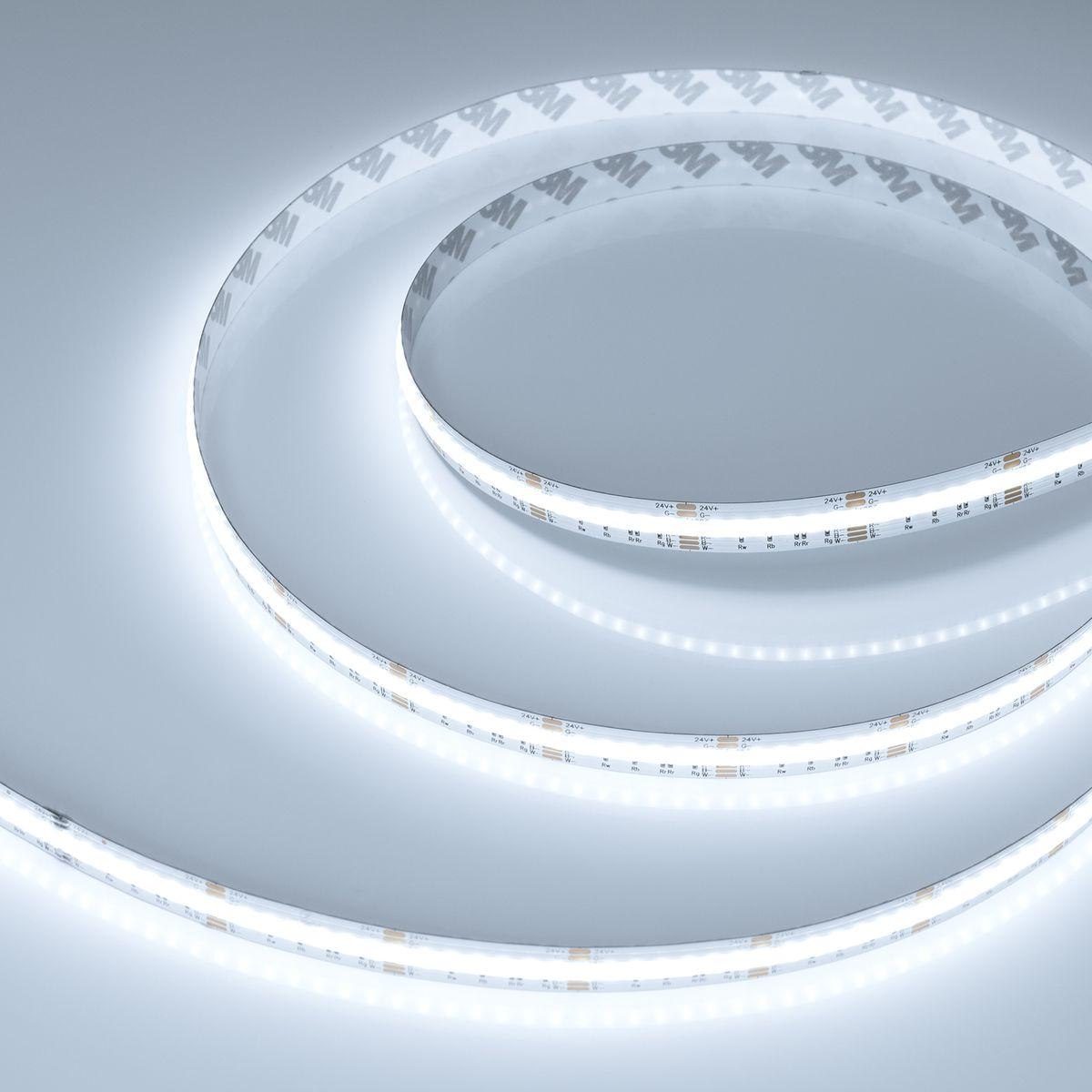 Светодиодная лента Arlight 7,2W/m 840Led/m CSP разноцветный/холодный белый 5M CSP-X840-12mm 24V RGBW-White 046935