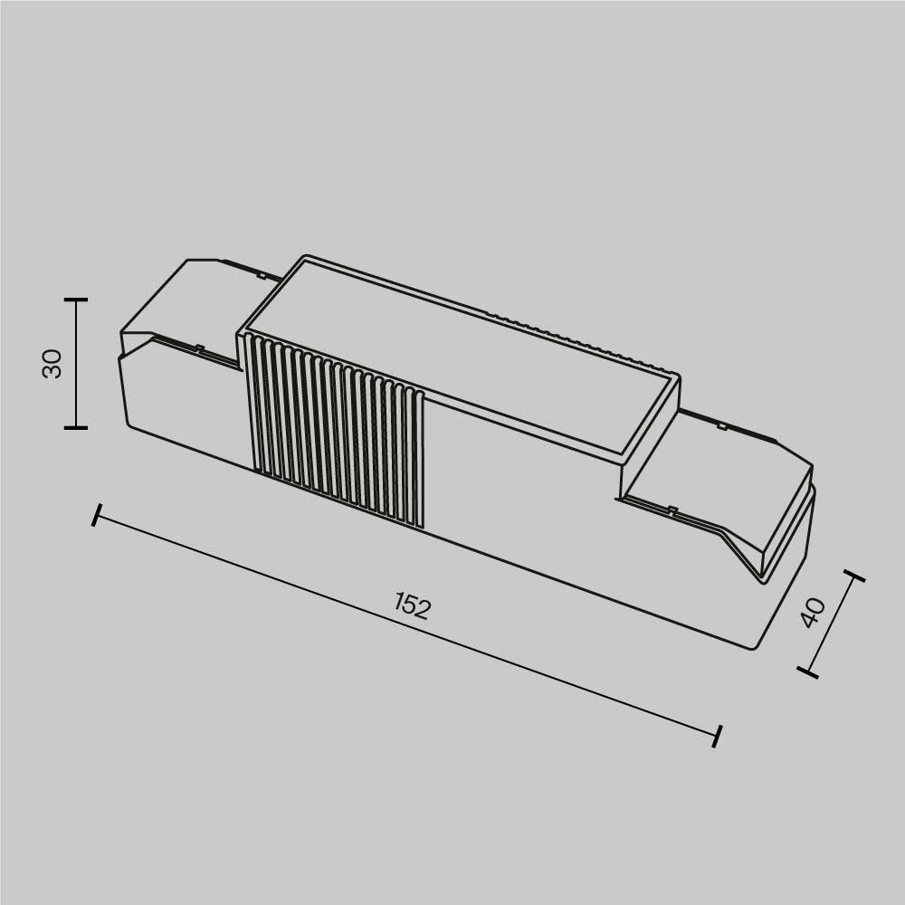 Блок питания Maytoni Technical Dali 23-40V 15-20W IP20 0,35-0,5A PSL-DL40-S-350-500mA