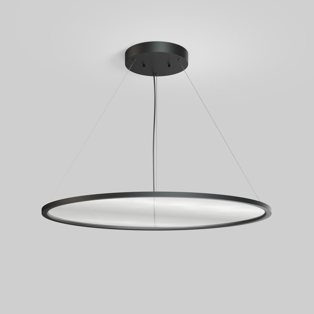 Подвесной горизонтальный светодиодный светильник Denkirs Veil DK6620-BK