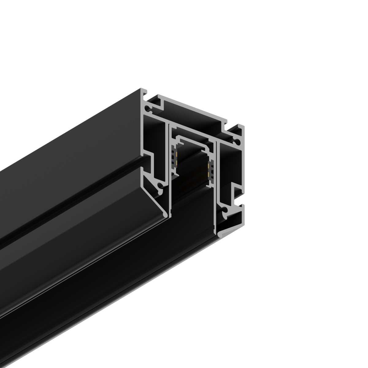 Шинопровод Hesby Lighting под натяжной потолок ElDeko, 48В-1м, чёрный HSBL_0072