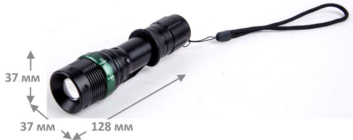 Ручной светодиодный фонарь Ultraflash Accu Profi аккумуляторный 130х36 250 лм E142 12187