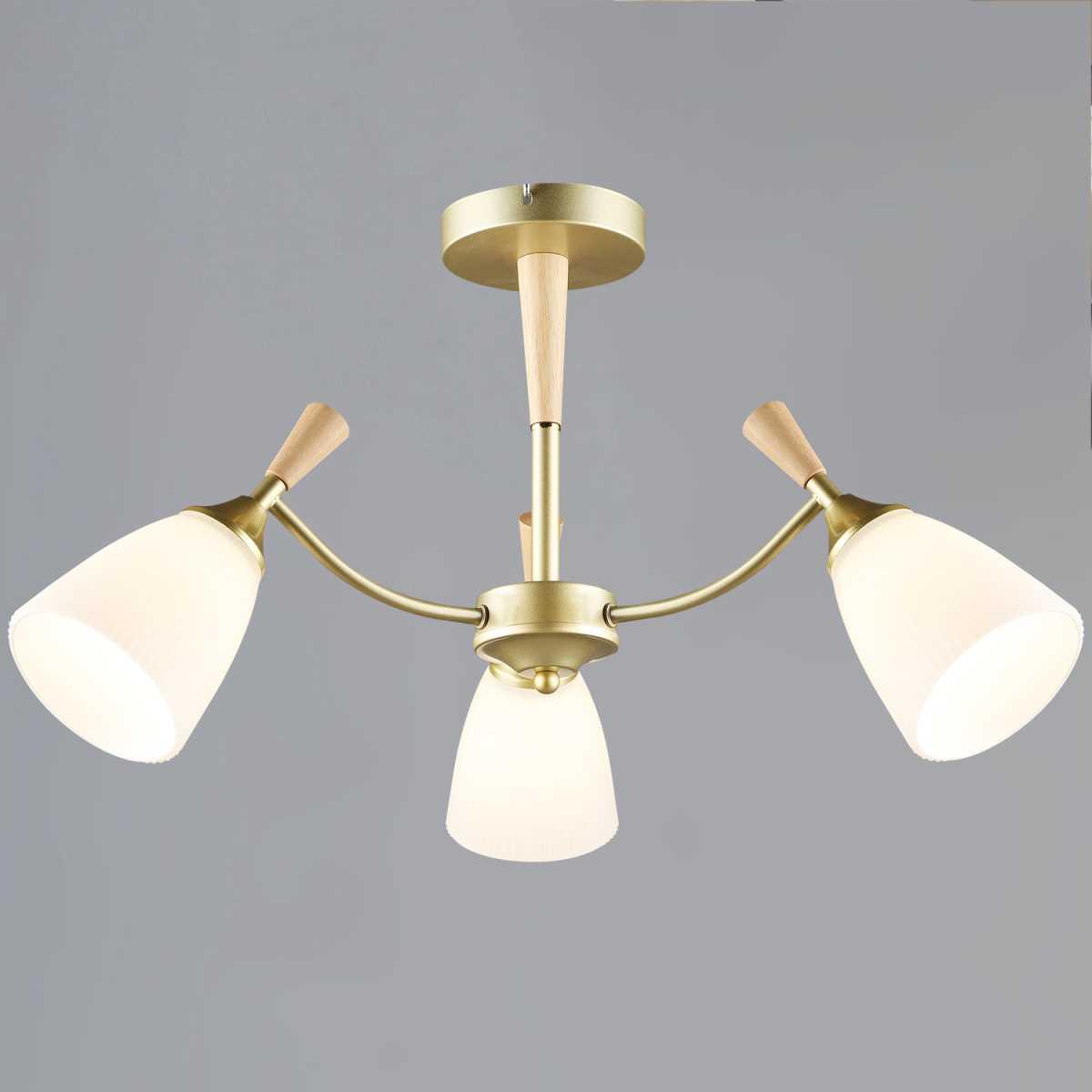 Люстра Reluce 38960-0.3-03 GD+WOOD