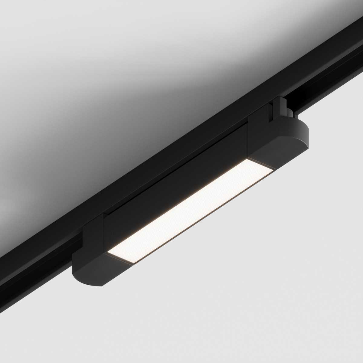 Трековый линейный светильник Hesby Lighting Skylite Однофазный 213мм-4000К, чёрный HSBL_0023