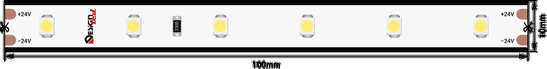 Светодиодная влагозащищенная лента DesignLed 4,8W/m 60LED/m 3528SMD нейтральный белый 5M 005703