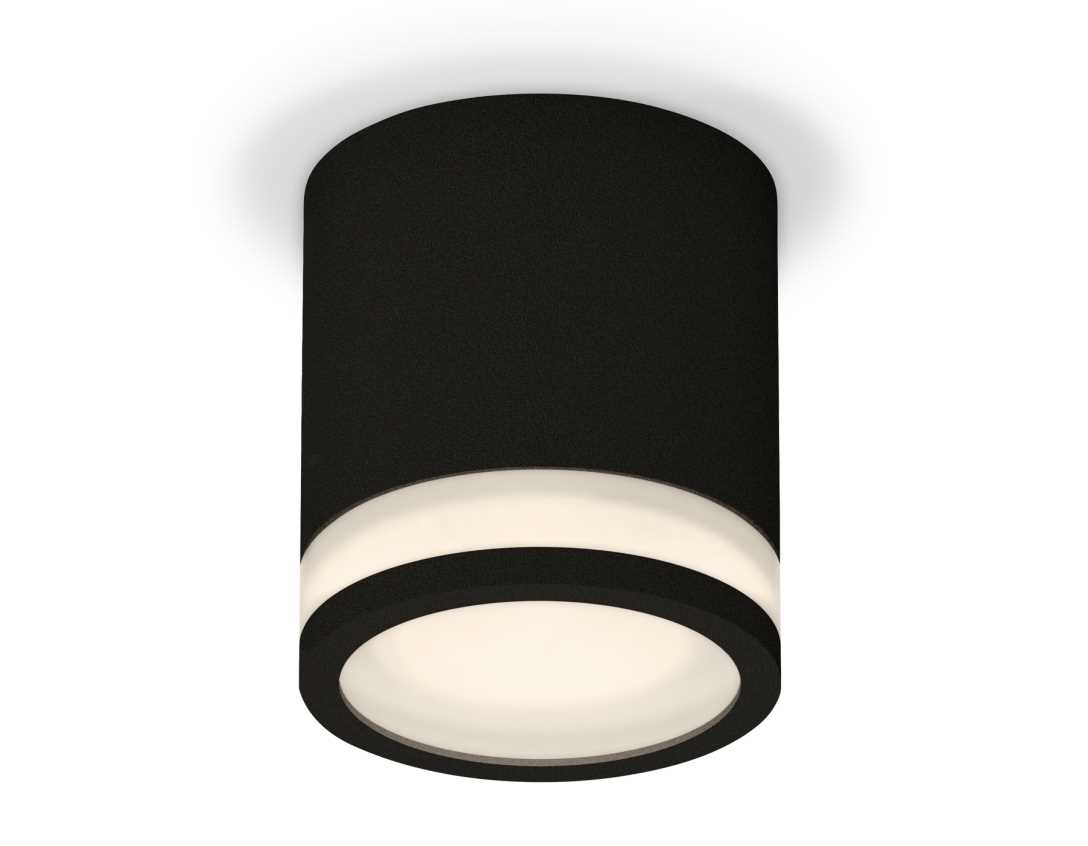 Комплект накладного светильника Ambrella light Techno Spot XS7402031 SBK/FR черный песок/белый матовый (C7402, N7121)