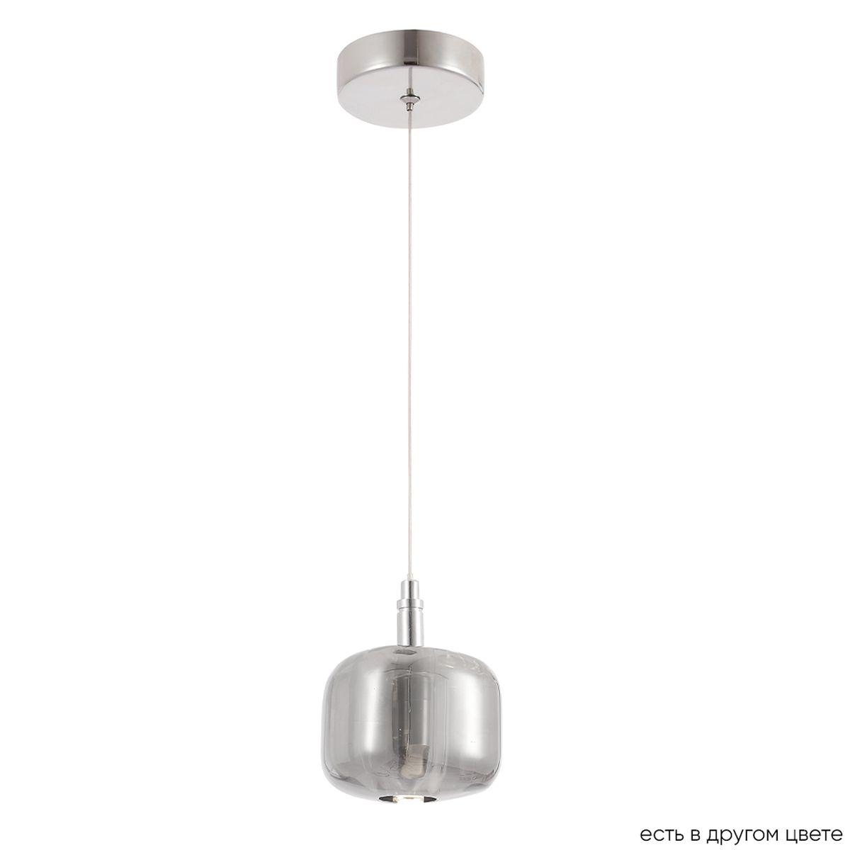 Подвесной светильник Crystal Lux Box SP1 Chrome/Smoke