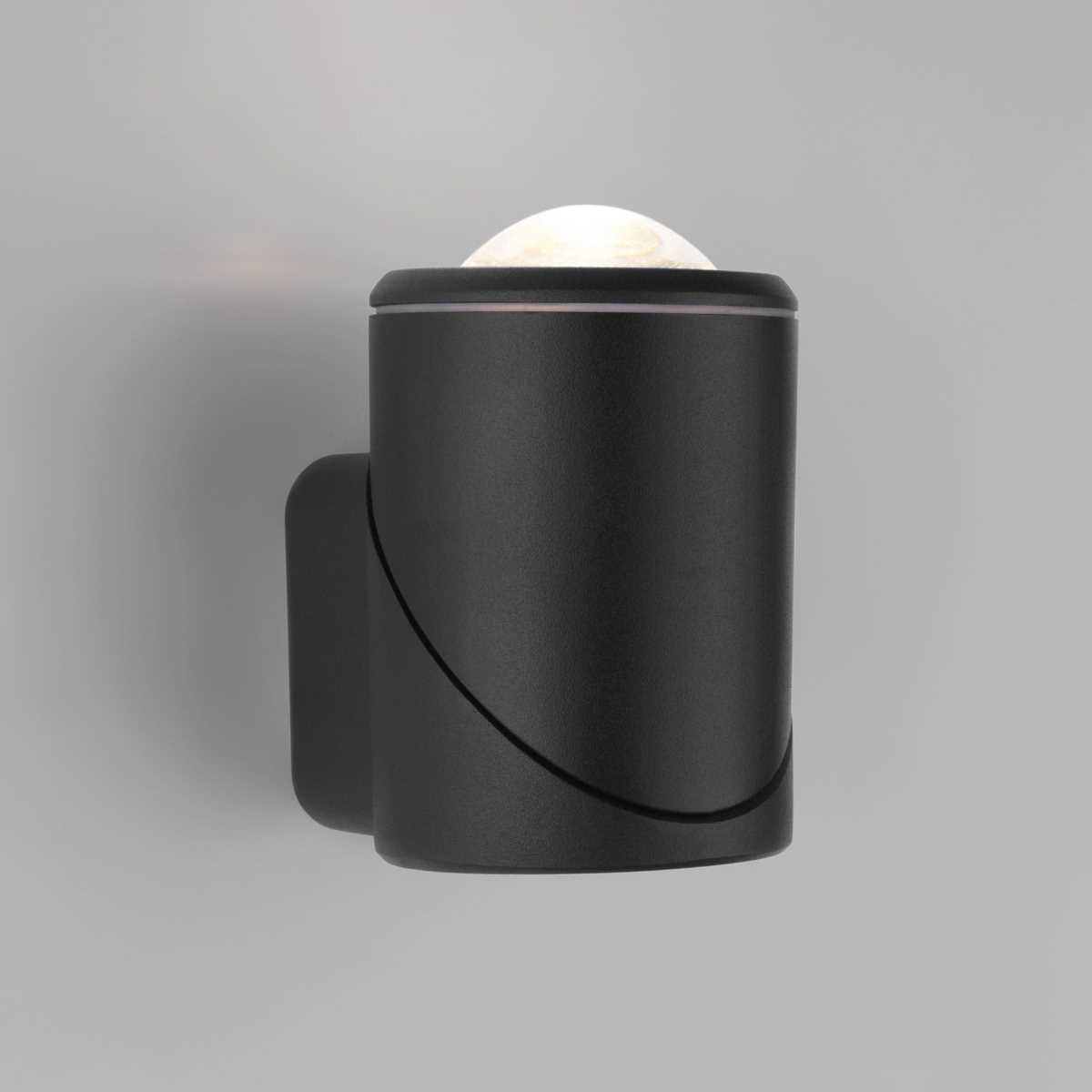 Уличный настенный светодиодный светильник Elektrostandard Gira 35127/U черный a056334