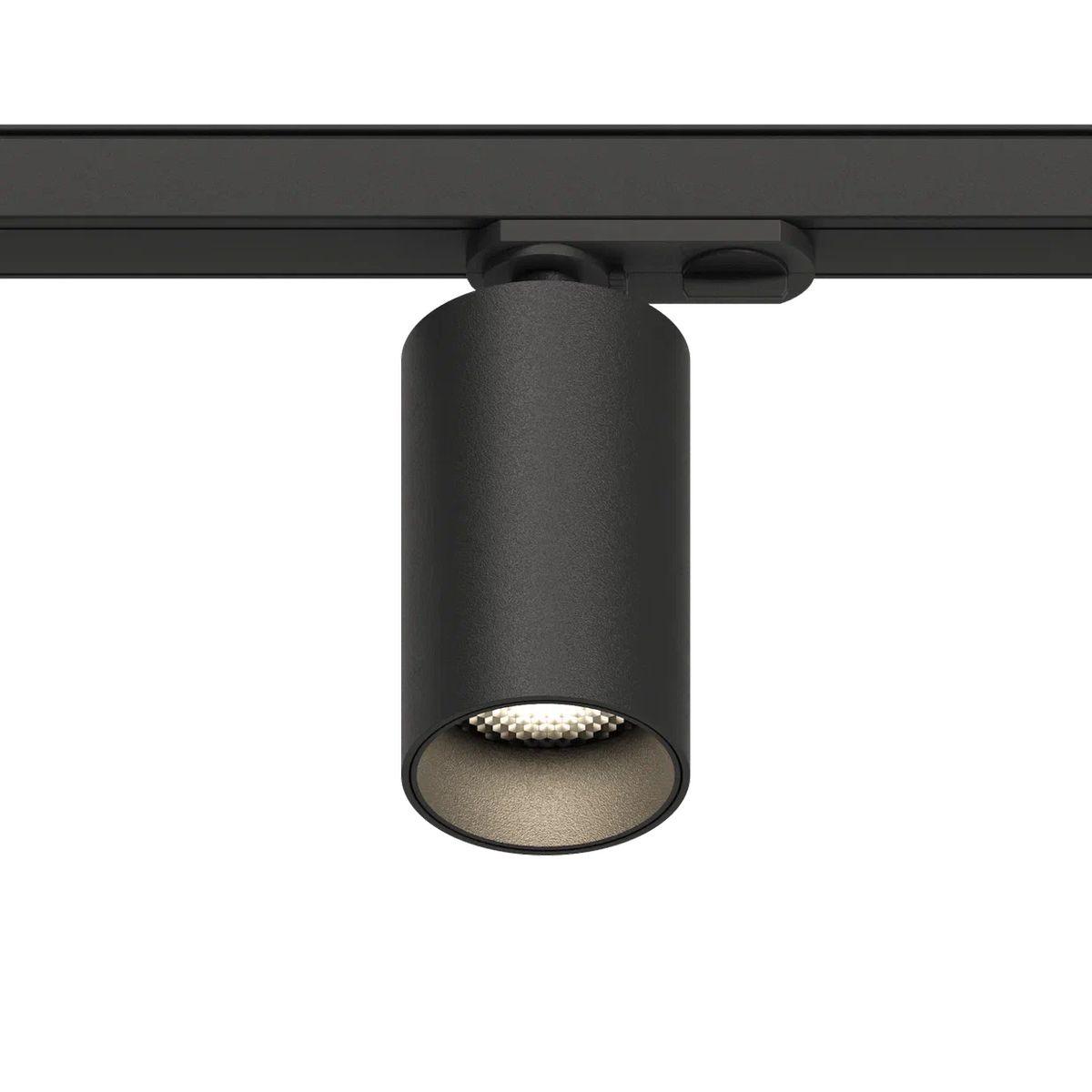 POWERLINE Трековый светильник SPOT LED 220В 10Вт 4000К CRI90 50° TRIAC угольно-черный