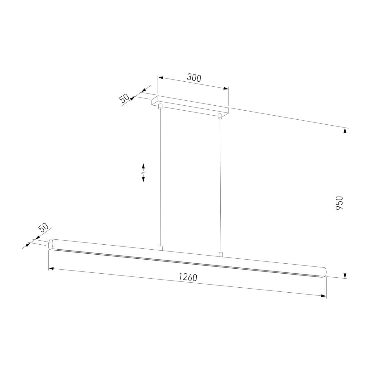 Подвесной светодиодный светильник TK Lighting 1428 Rollo Led