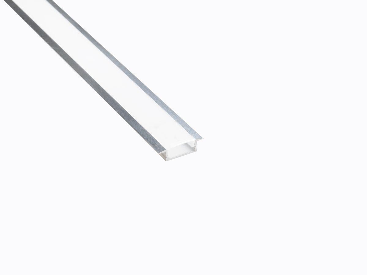 Профиль врезной LEDS POWER СПВ17-2507 алюм. черный с призм.рассеивателем 2м 008424