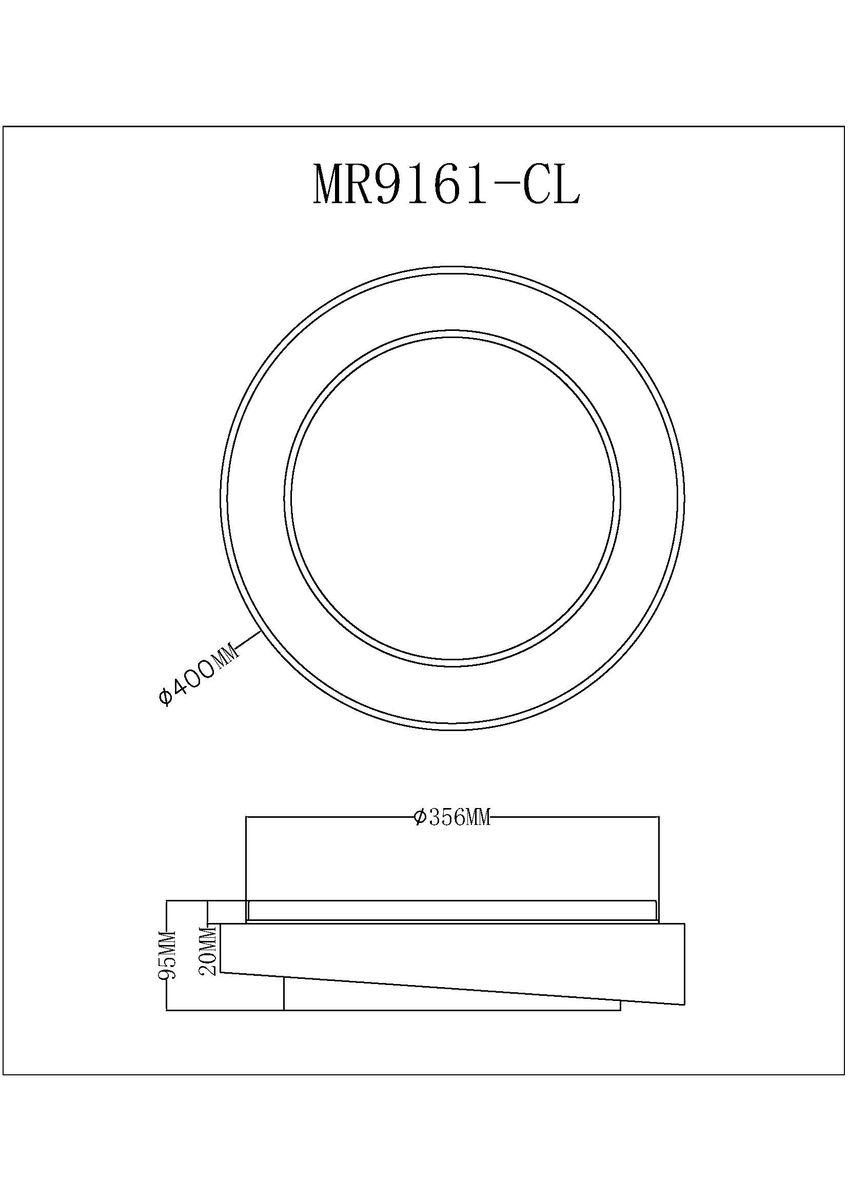 Потолочный светодиодный светильник MyFar Ceiling Rhea MR9161-CL