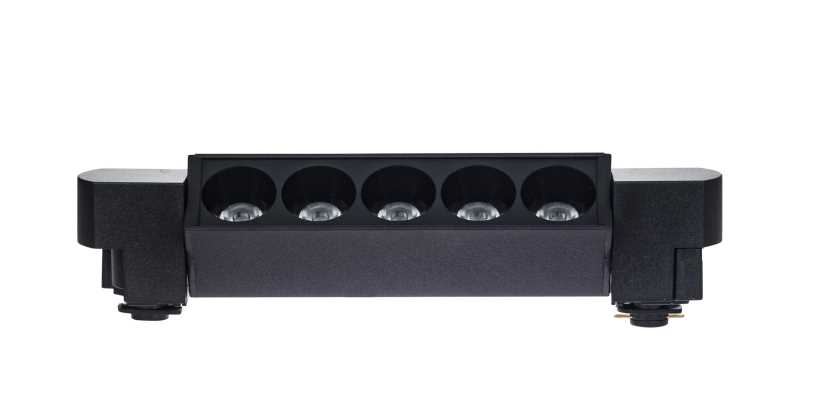 Трековый линейный светильник направленного света Hesby Lighting Skylite Однофазный, 213мм-3000К, чёрный HSBL_0025