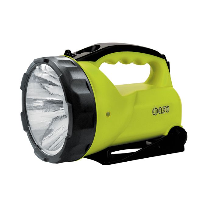 Прожекторный светодиодный фонарь ФАZA аккумуляторный 180 лм 171х122 AccuF6-L3W-gn