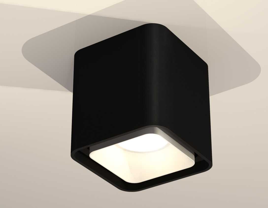 Комплект накладного светильника Ambrella light Techno Spot XS7841001 SBK/SWH черный песок/белый песок (C7841, N7701)