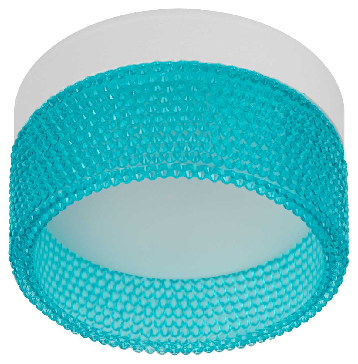Светильник встраиваемый ЭРА DK97 WH/Blue под лампу GX53 белый/голубой Б0057458
