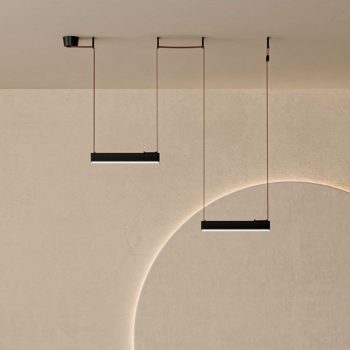 Комплект ременной трековой системы Denkirs Belty Set DK55SET23-01-BR