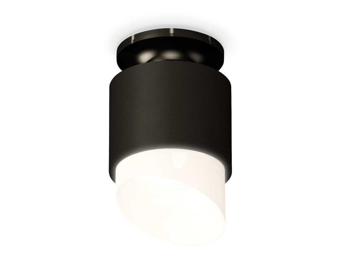 Комплект накладного светильника Ambrella light Techno Spot XS7511066 SBK/PBK/FR черный песок/черный полированный/белый матовый (N7926, C7511, N7175)