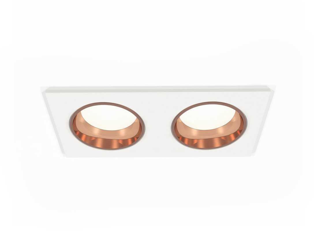 Комплект встраиваемого светильника Ambrella light Techno Spot XC6525005 SWH/PPG белый песок/золото розовое полированное (C6525, N6114)