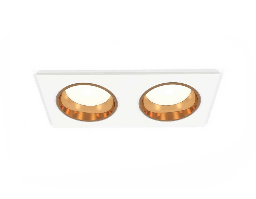Комплект встраиваемого светильника Ambrella light Techno Spot XC6525004 SWH/PYG белый песок/золото желтое полированное (C6525, N6113)